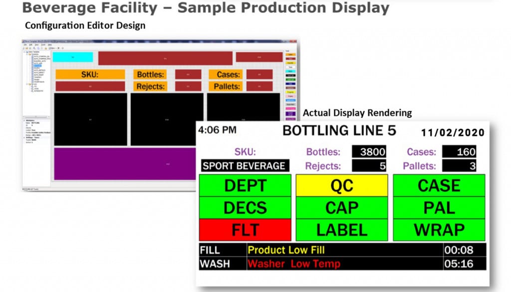 Andon system software Sample Screen 2